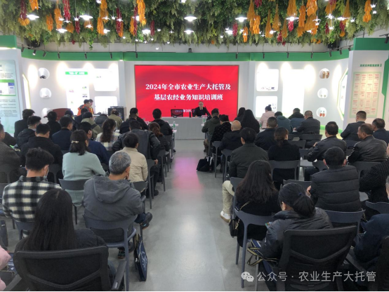 農(nóng)管家公司開展2024年全市農(nóng)業(yè)生產(chǎn)大托管及基層農(nóng)經(jīng)業(yè)務(wù)知識(shí)培訓(xùn)